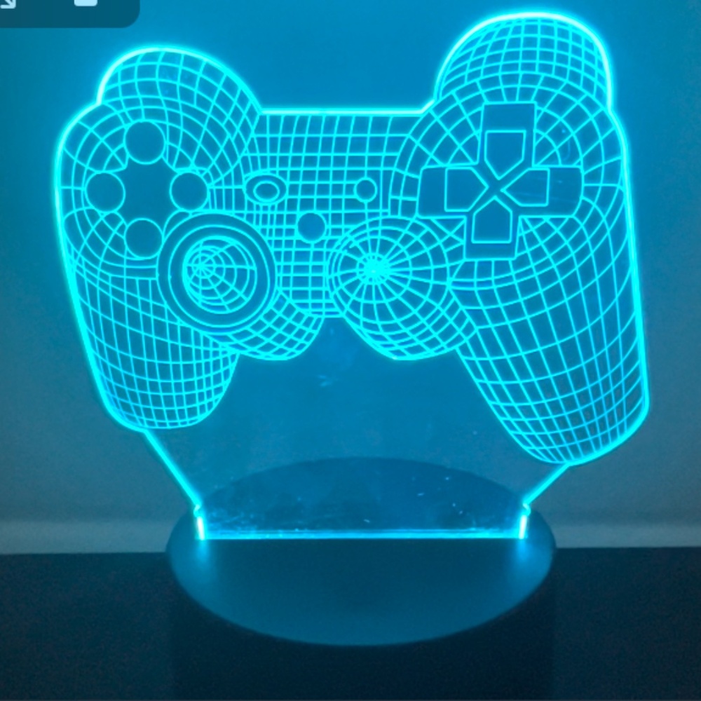 3D Creative Game Controller Desk Lamp